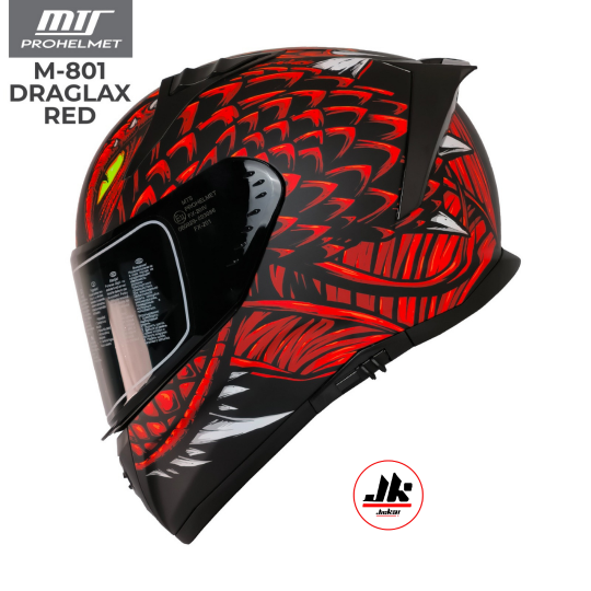 MTS M801 DRAGLAX RED FUL FACE KASK 